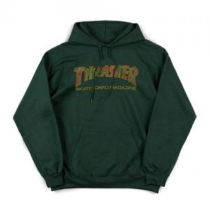 데이비스 후드티 FOREST GREEN